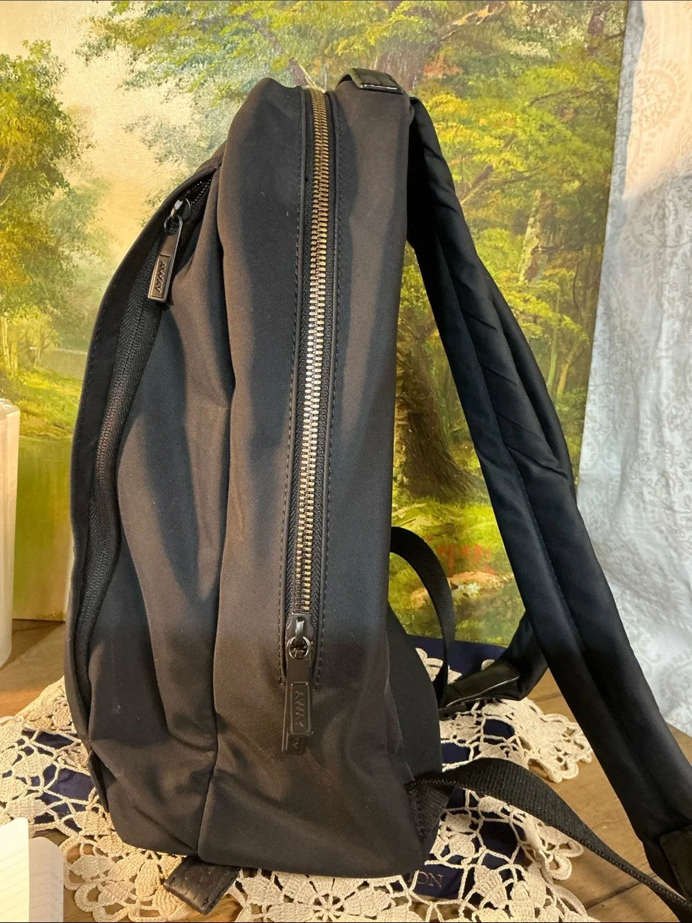 Away Black Minimalist Backpack for Men